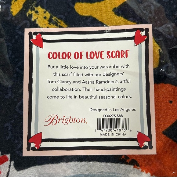Brighton Color of Love Scarf NWT - Picture 7 of 7